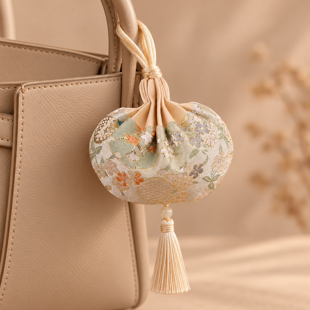 Pastel Embroidered Scented Sachet Bag