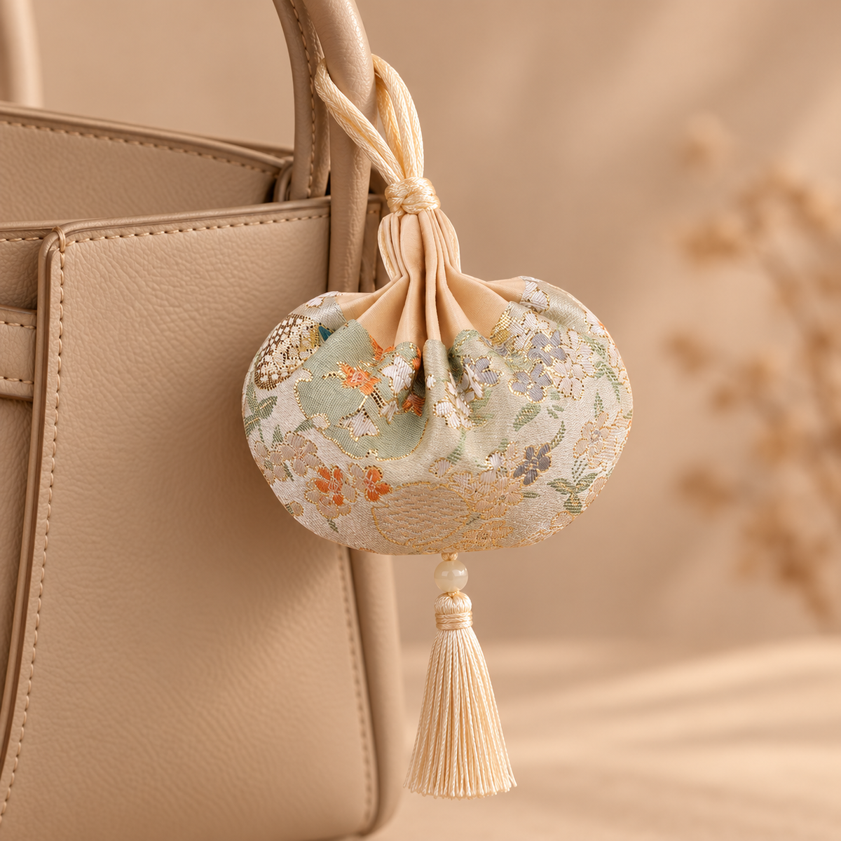 Pastel Embroidered Scented Sachet Bag