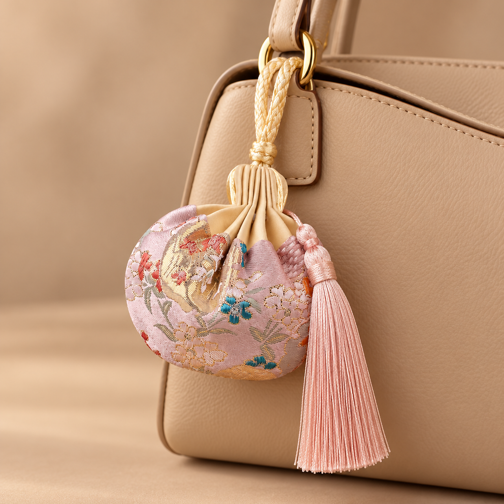 Lavender Embroidered Scented Sachet Bag