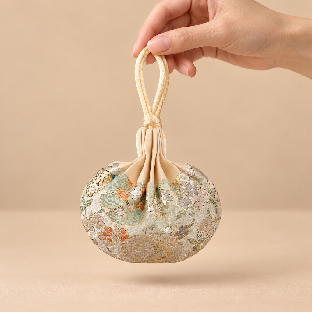 Pastel Embroidered Scented Sachet Bag