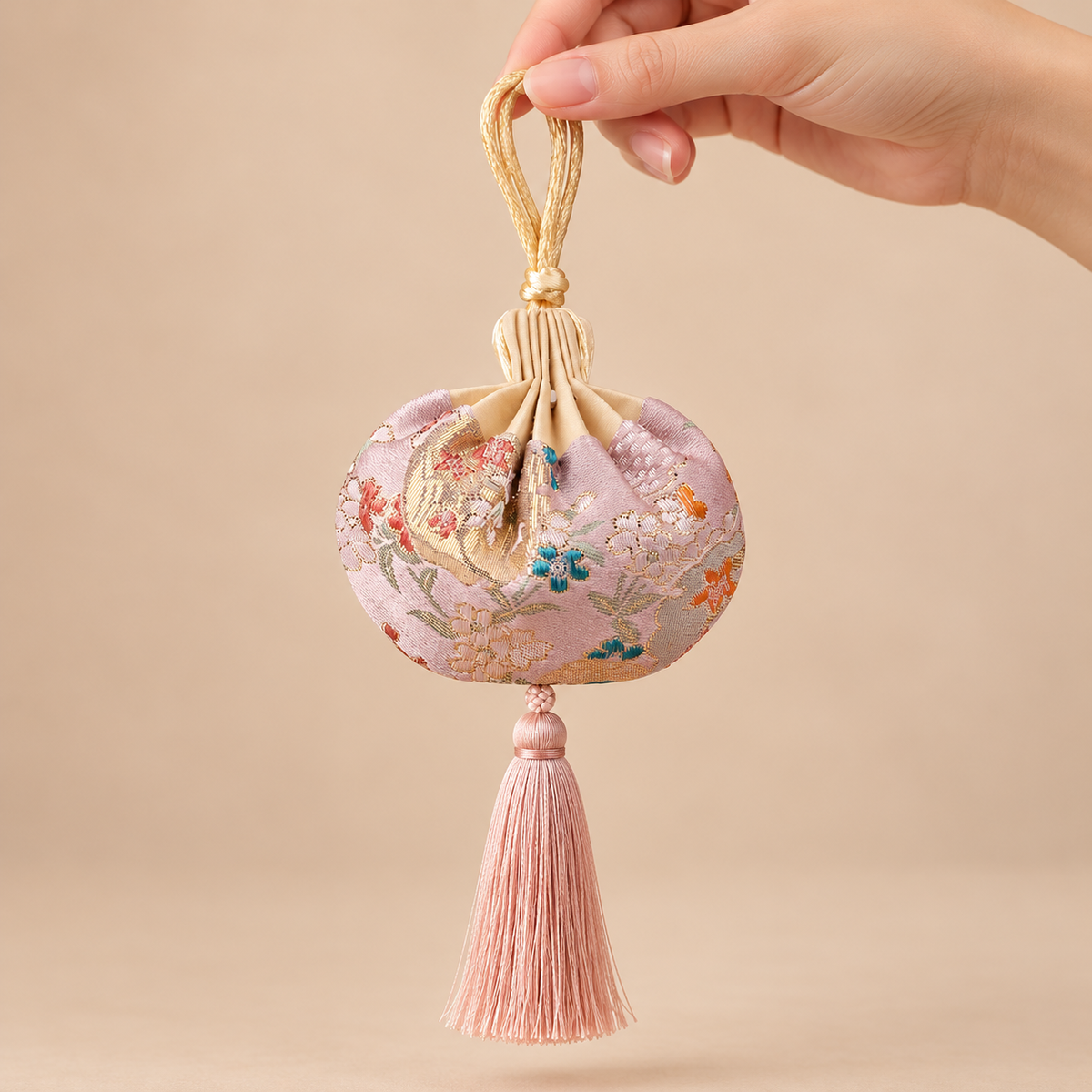Lavender Embroidered Scented Sachet Bag