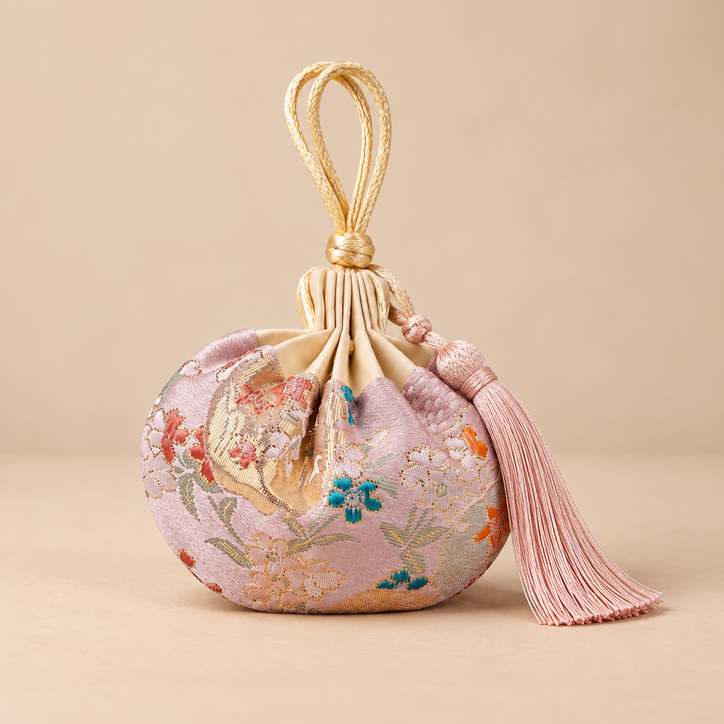 Lavender Embroidered Scented Sachet Bag